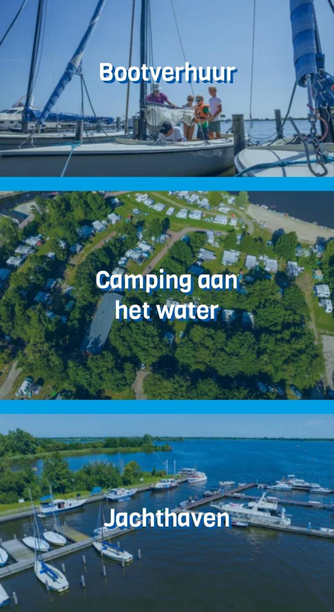Campsite Us Twadde Plakje Op Bergumermeer Suameer